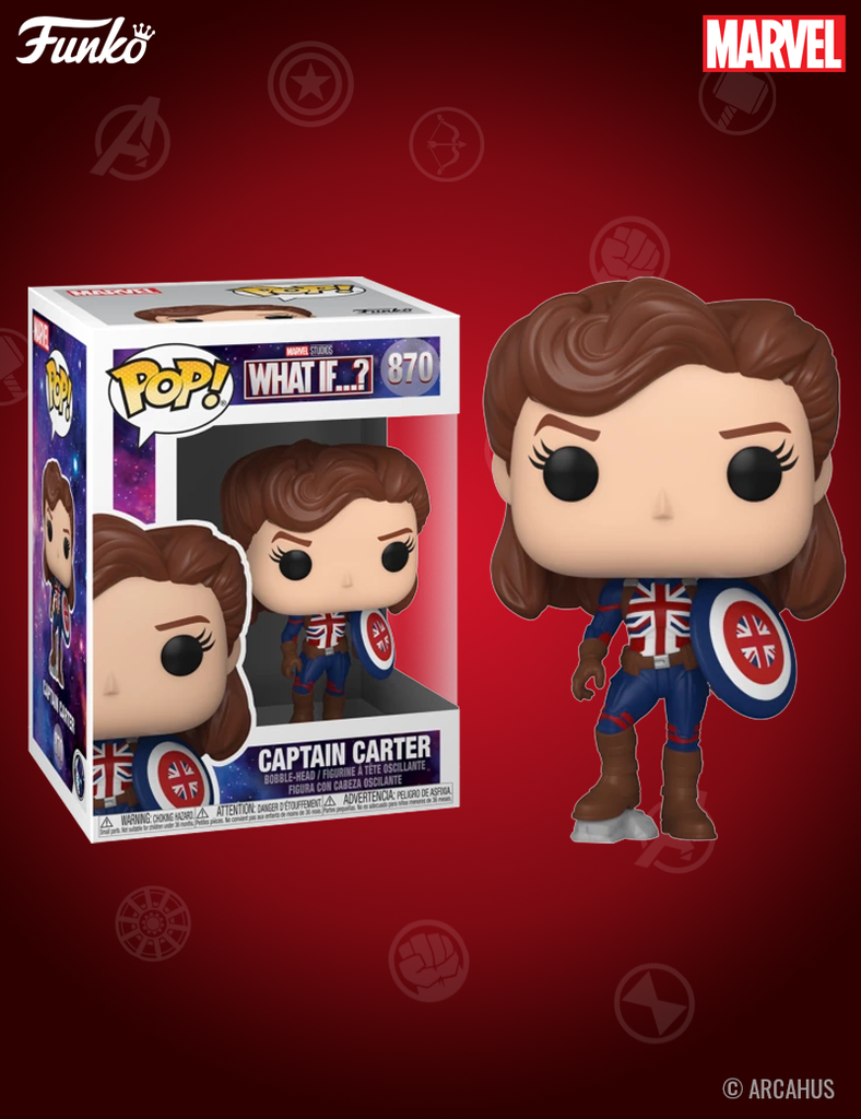 Captain Carter - Figurine Funko POP! Marvel What If...?