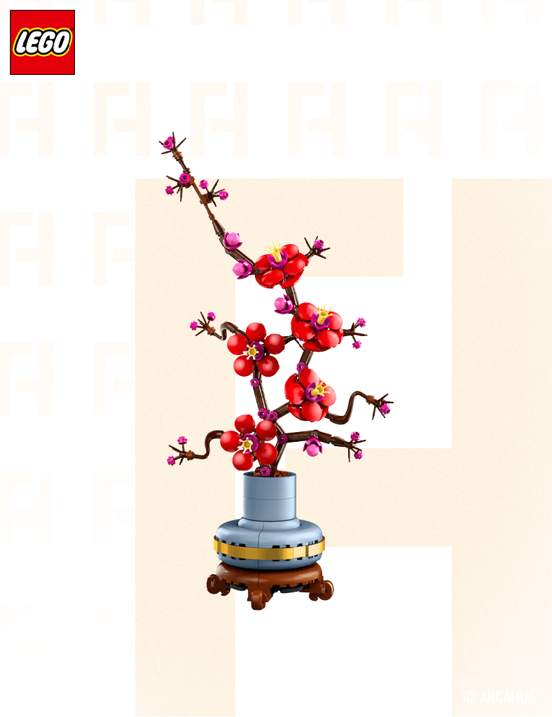 Les fleurs de prunier - Lego Botanicals 10369