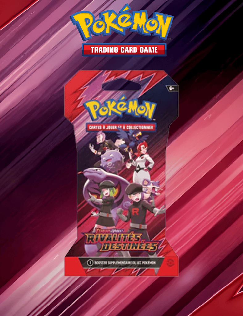 Booster Rivalités Destinées -  Booster 1pc Aléatoire Pokémon VF EV 10 Écarlate et Violet