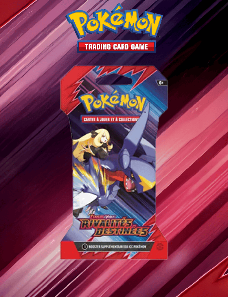 Booster Rivalités Destinées -  Booster 1pc Aléatoire Pokémon VF EV 10 Écarlate et Violet