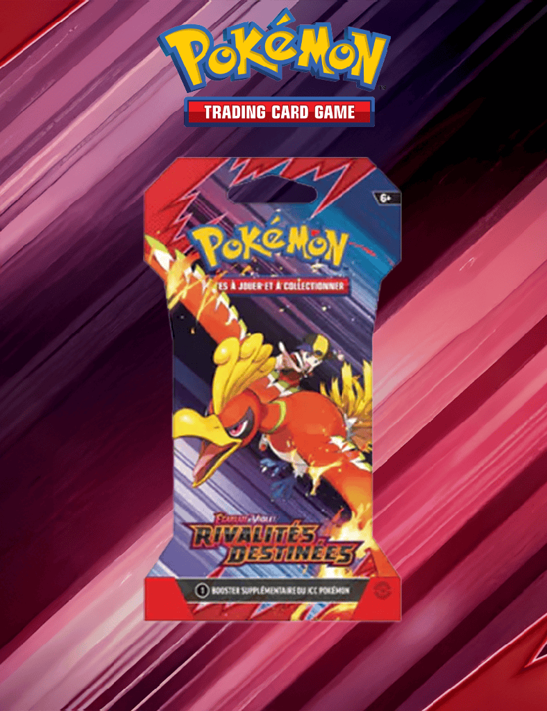 Booster Rivalités Destinées -  Booster 1pc Aléatoire Pokémon VF EV 10 Écarlate et Violet