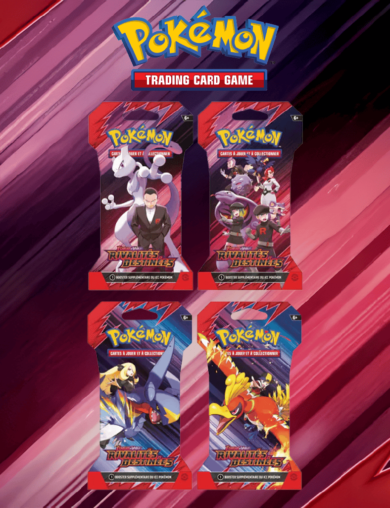 Booster Rivalités Destinées -  Booster 1pc Aléatoire Pokémon VF EV 10 Écarlate et Violet