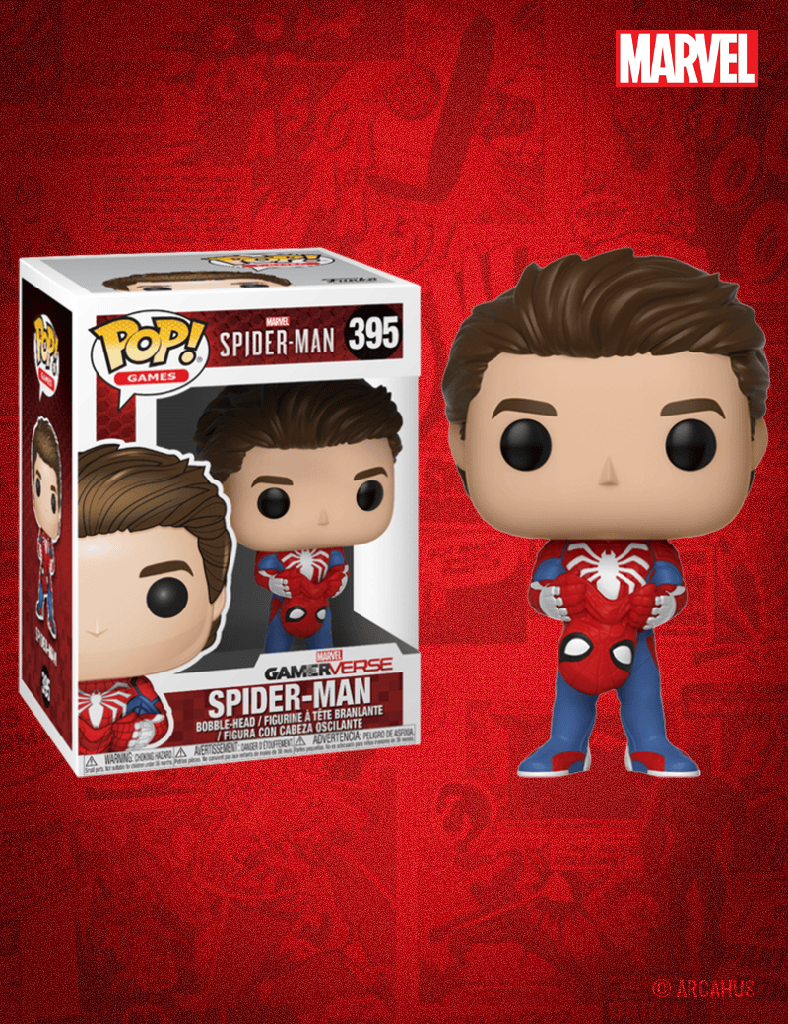 Spider-man (Démasqué) n° 395 - Figurine Funko POP! GamerVerse Marvel's Spider-Man