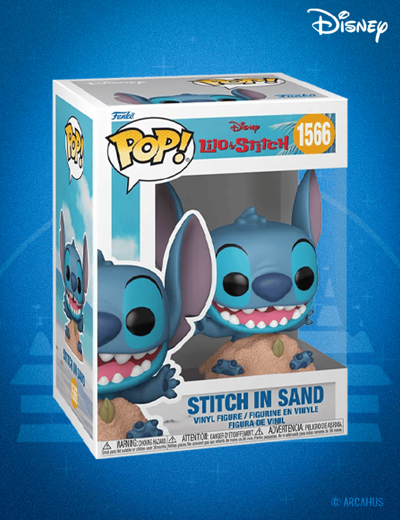 Stitch dans le Sable n° 1566 - Figurine Funko POP! Disney  Lilo & Stitch