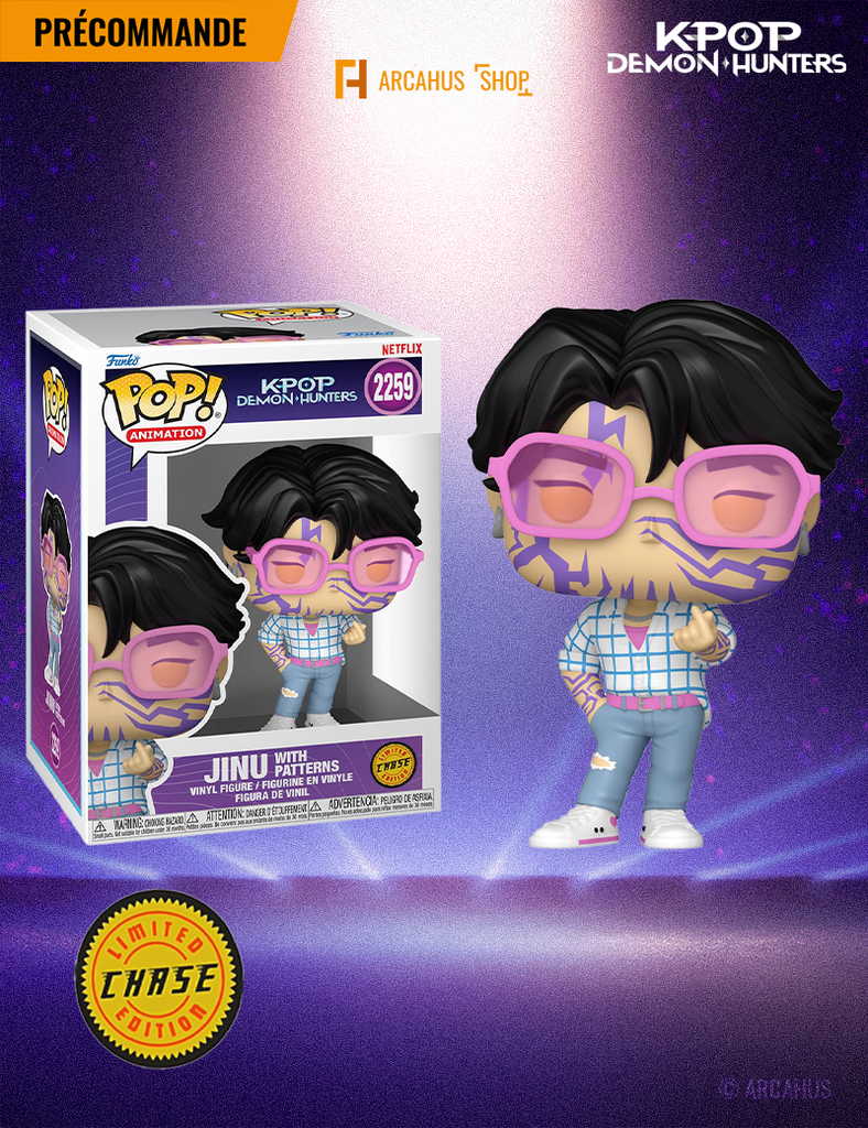 Jinu avec les marques (Chase) n° 2259 - Figurine Funko POP! Animation K-Pop Demon Hunters
