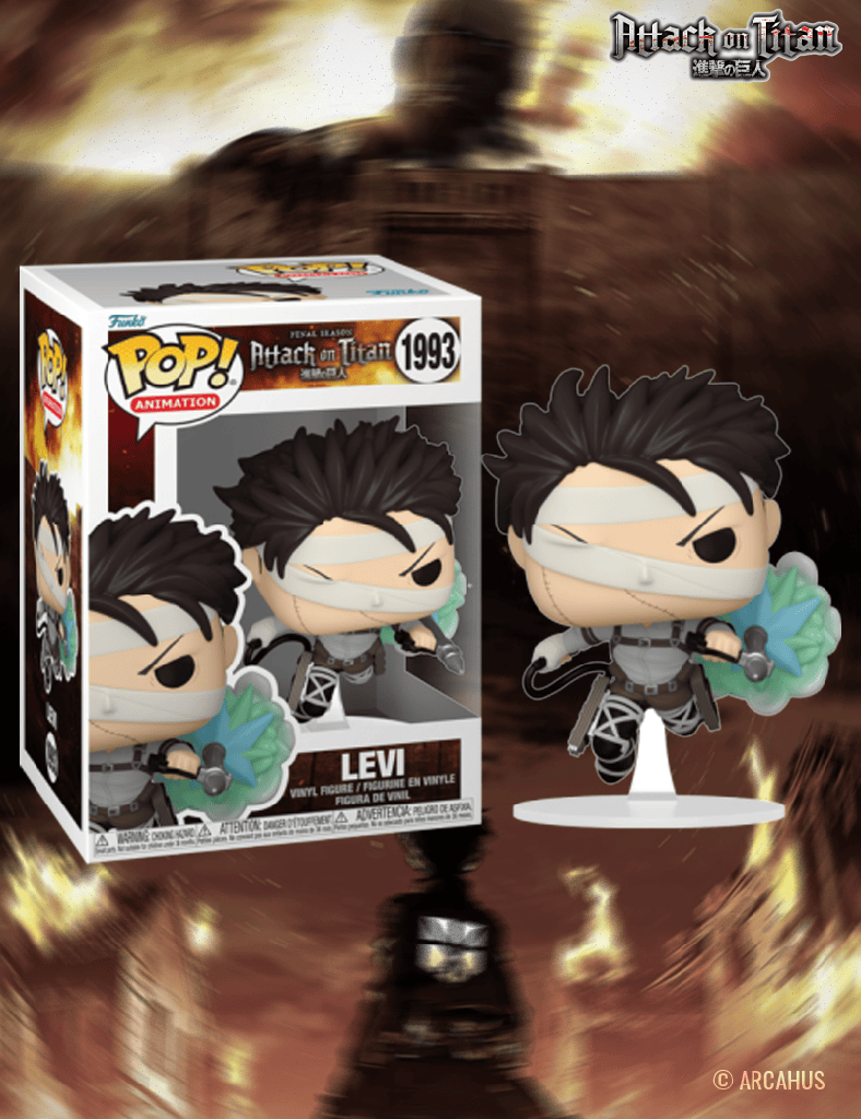  Levi n° 1993 - Figurine Funko POP! Animation L'Attaque des Titans