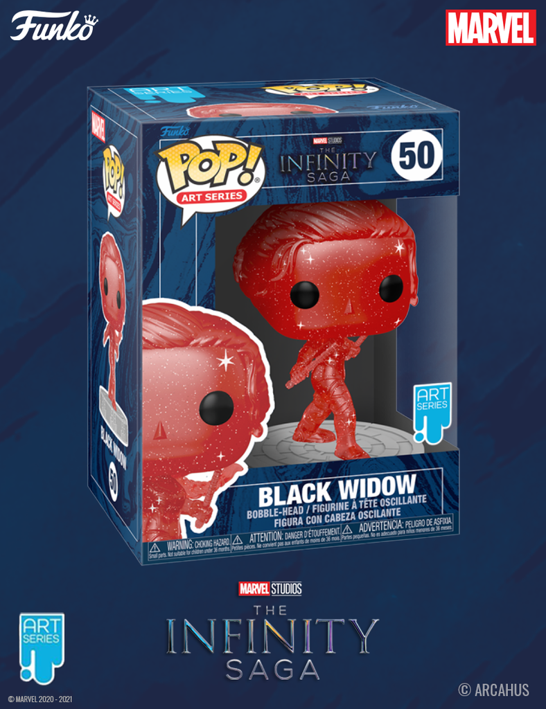 Black Widow n°50 - Figurine Funko POP! Marvel Infinity Saga Art Series