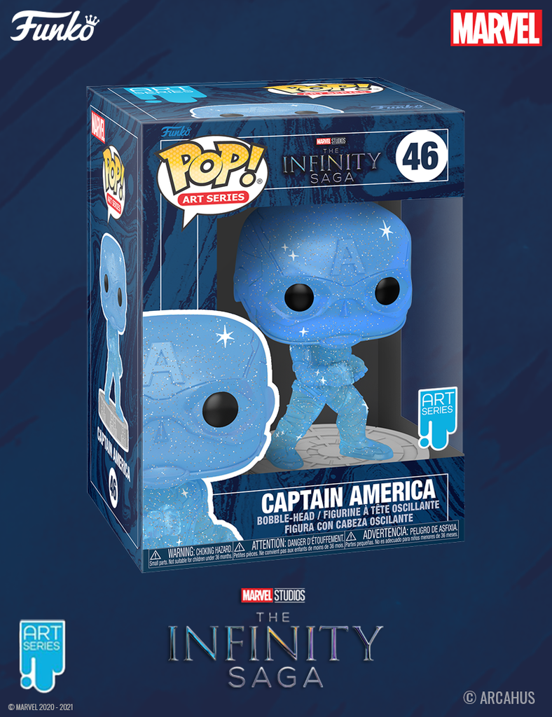 Captain America n°46 - Figurine Funko POP! Marvel Infinity Saga Art Series