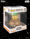 Grogu using the Force n° 485 - Figurine Funko POP! Deluxe Star Wars The  Mandalorian