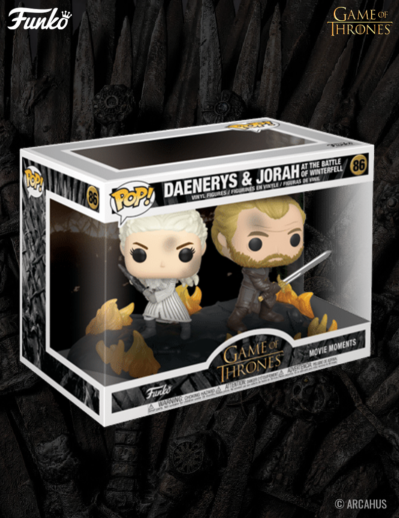 Daenerys & Jorah at the battle of Winterfell n° 86 - Figurine Funko POP! Moment Game of Thrones