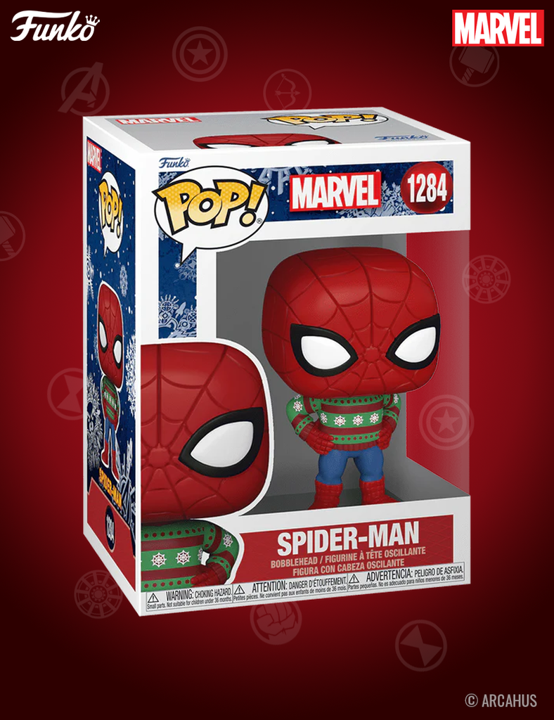 Spider-Man Noël n° 1284 - Figurine Funko POP! Marvel