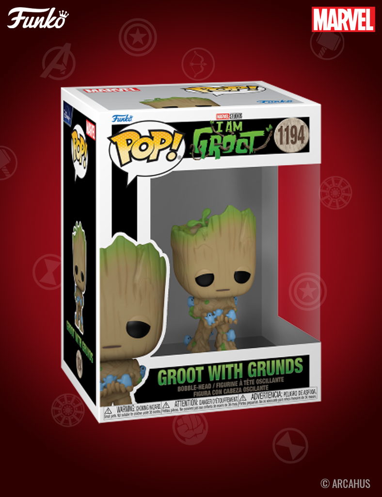 Groot with Grunds n° 1194 - Figurine Funko POP! Marvel Studios I am Groot