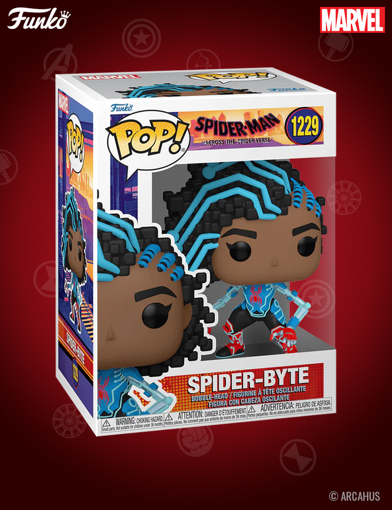 Spider-Byte n° 1229 - Figurine Funko POP! Marvel Studios Spider-Man: Across the Spider-Verse