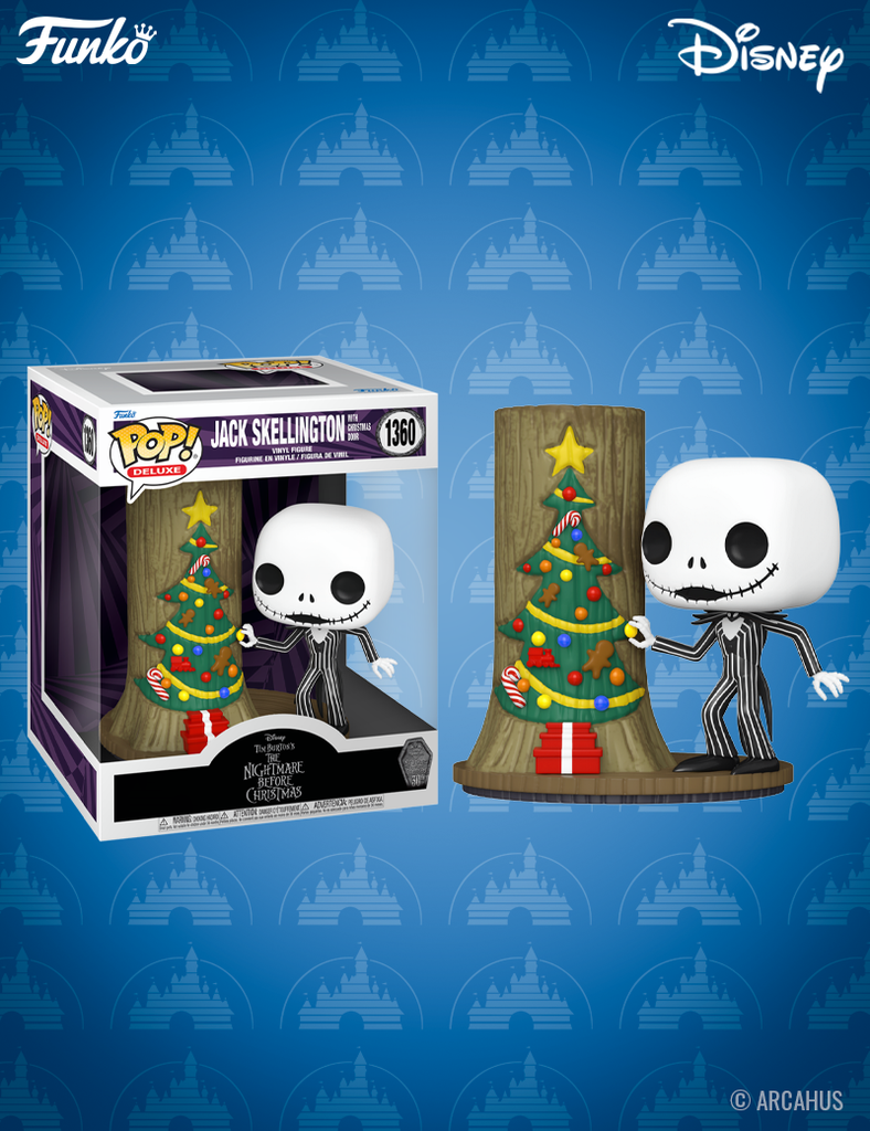 Jack Skellington & Chritmas Door n° 1360 - Figurine Funko POP! Deluxe Disney The Nightmare before Christmas