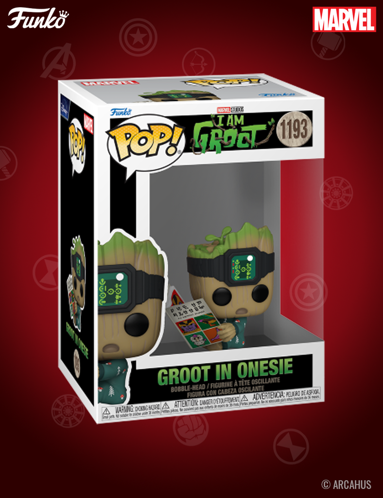 Groot in Onesie n° 1193 - Figurine Funko POP! Marvel Studios I am Groot