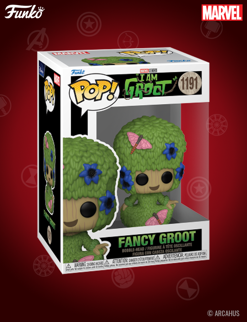 Fancy Groot n° 1191 - Figurine Funko POP! Marvel Studios I am Groot