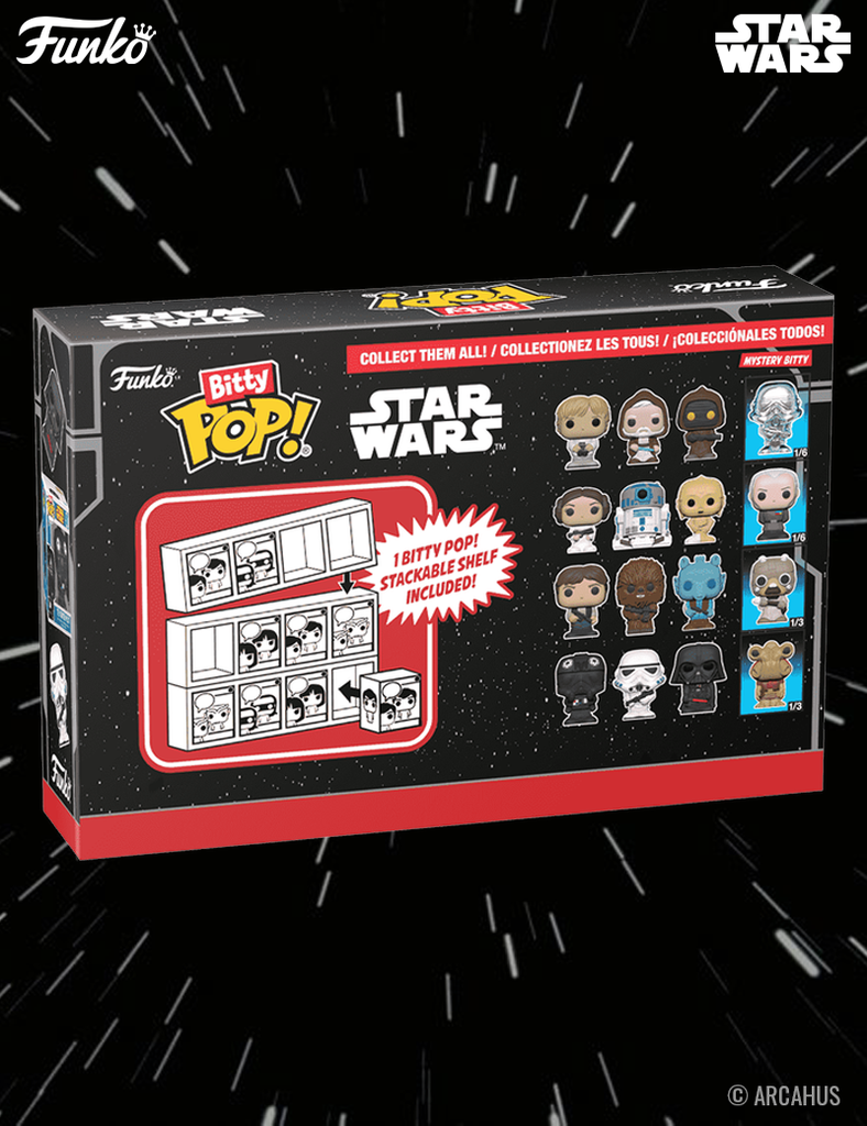 Pack de 4 figurines - Funko Bitty POP! Star Wars Série 