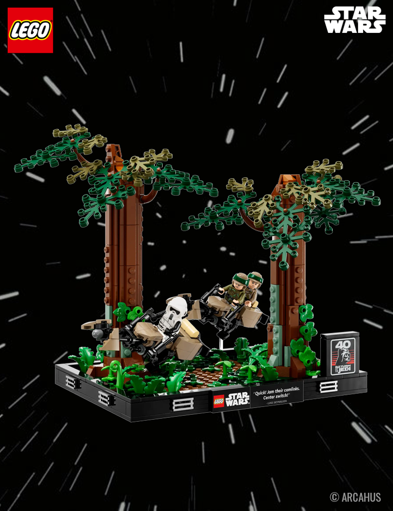 Diorama de la course-poursuite en speeder sur Endor™ - Lego Star Wars 75353