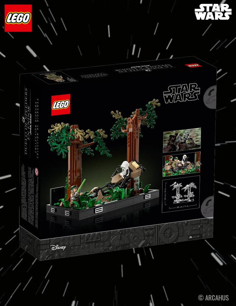 Diorama de la course-poursuite en speeder sur Endor™ - Lego Star Wars 75353