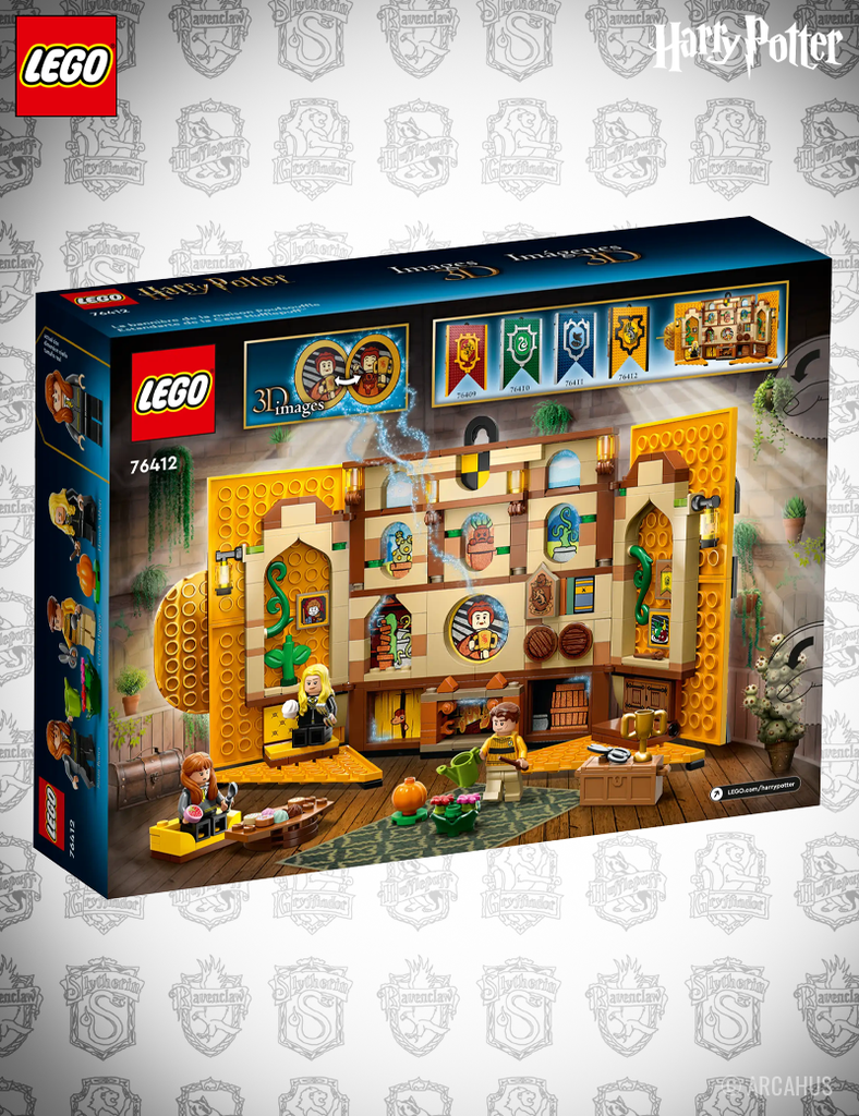 Le blason de la maison Poufsouffle - Lego Harry Potter 76412