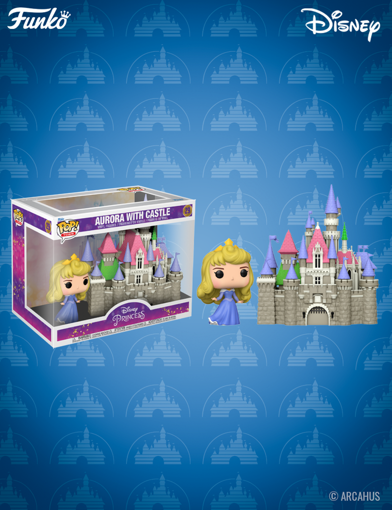 Aurore avec son Château n° 29 - Figurine Funko POP! Town Disney Princess