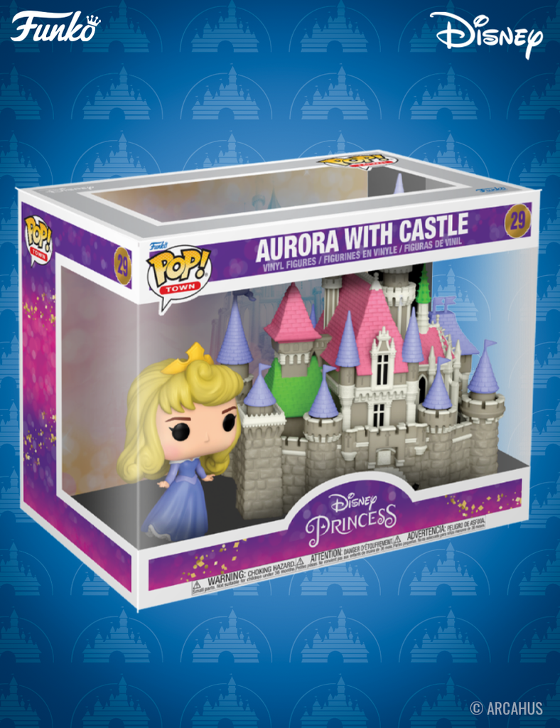 Aurore avec son Château n° 29 - Figurine Funko POP! Town Disney Princess