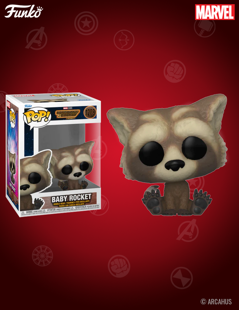 Baby Rocket n° 1208 - Figurine Funko POP! Marvel Studios Les Gardiens de la Galaxie vol. 3