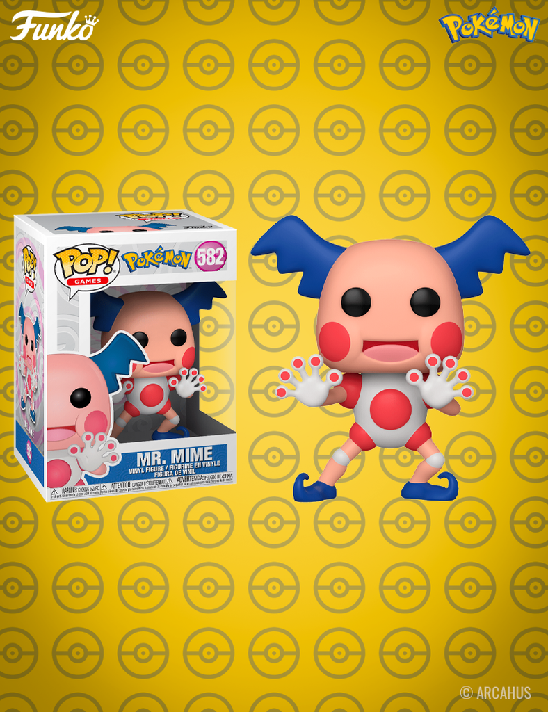 Mr. Mime n° 582 - Figurine Funko POP! Games Pokemon