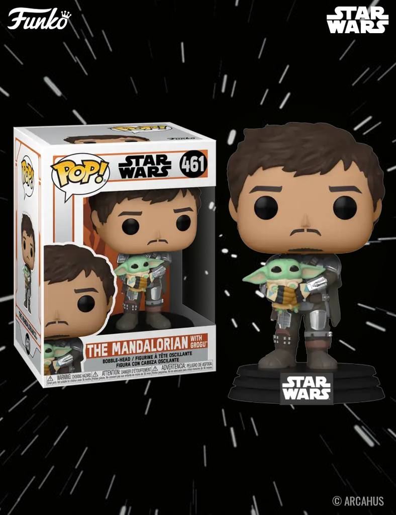 The Mandalorian avec Grogu n° 461 - Figurine Funko POP! Star Wars The Mandalorian