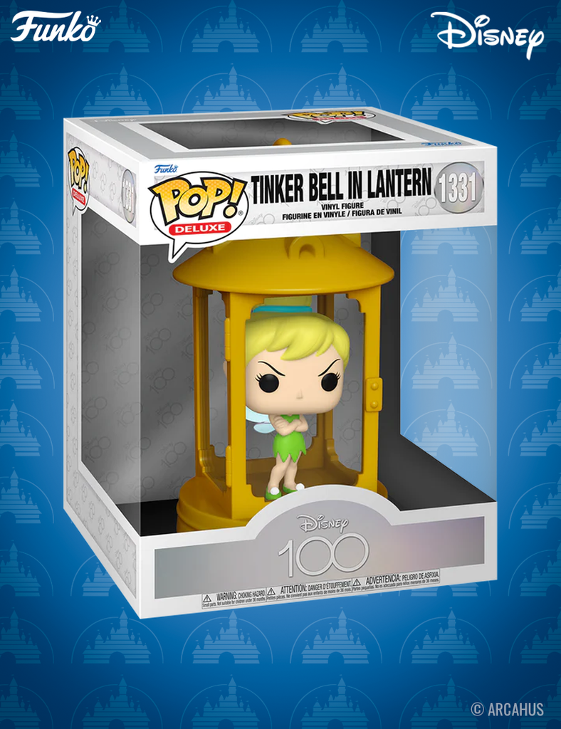 Fée Clochette dans une Lanterne n° 1331 - Figurine Funko POP! Deluxe Disney 100