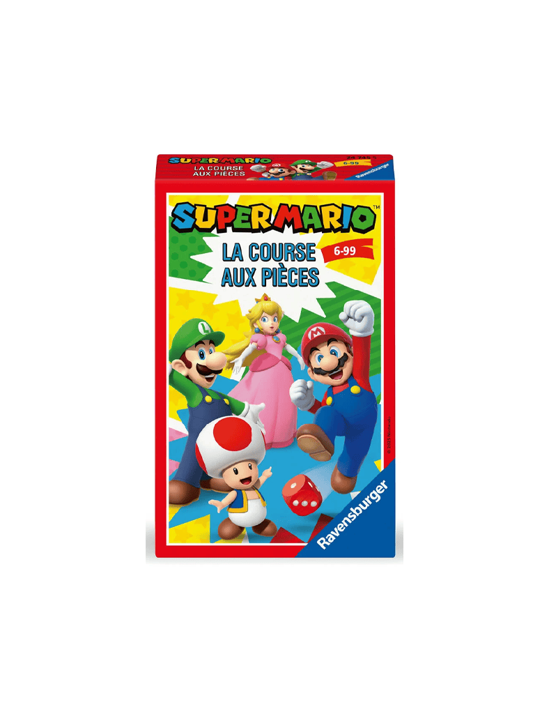 Super Mario La Course aux Pièces - Mini jeu Ravensburger Super Mario