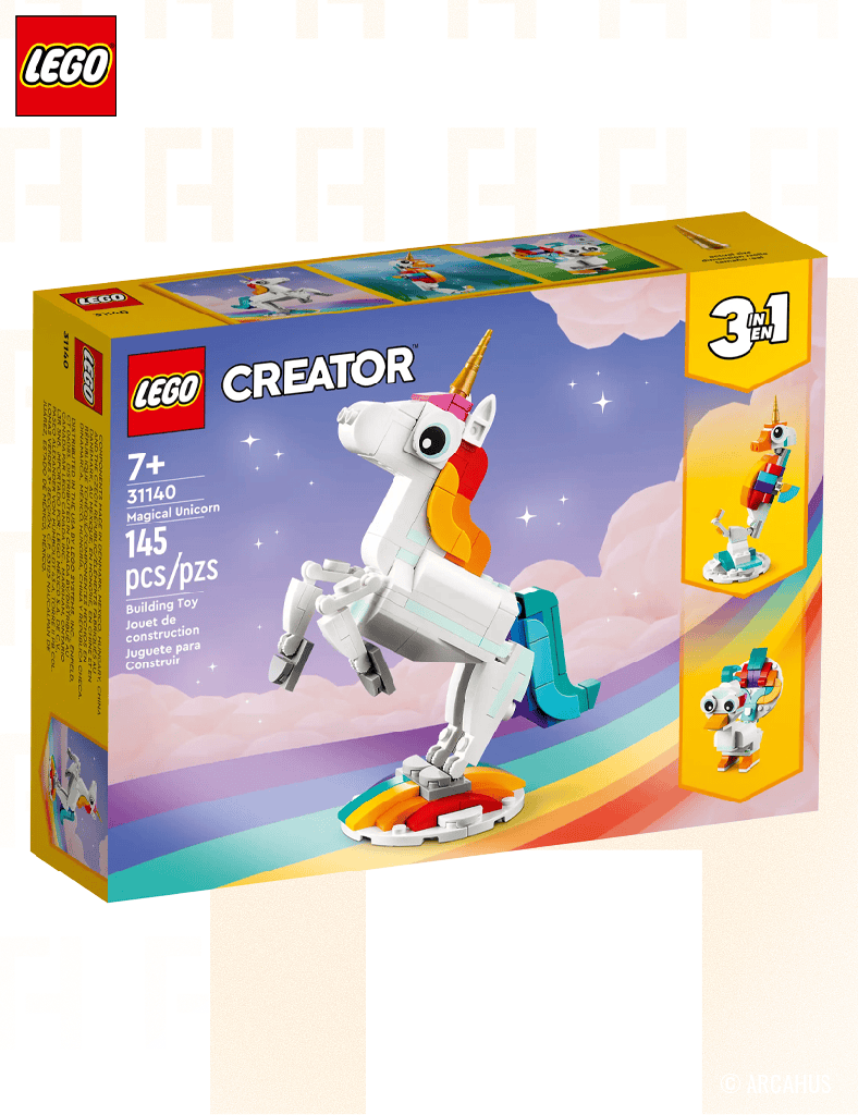 La licorne magique 3 en 1 - Lego Creator 31140