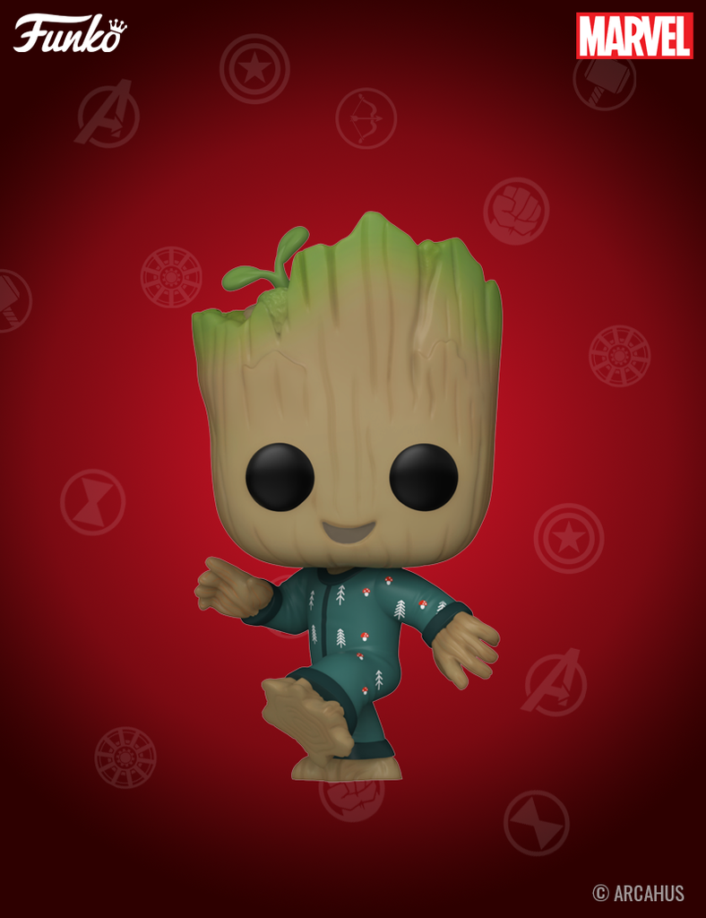 Groot in Onesie n° 1192 - Figurine Funko POP! Marvel Studios I am Groot