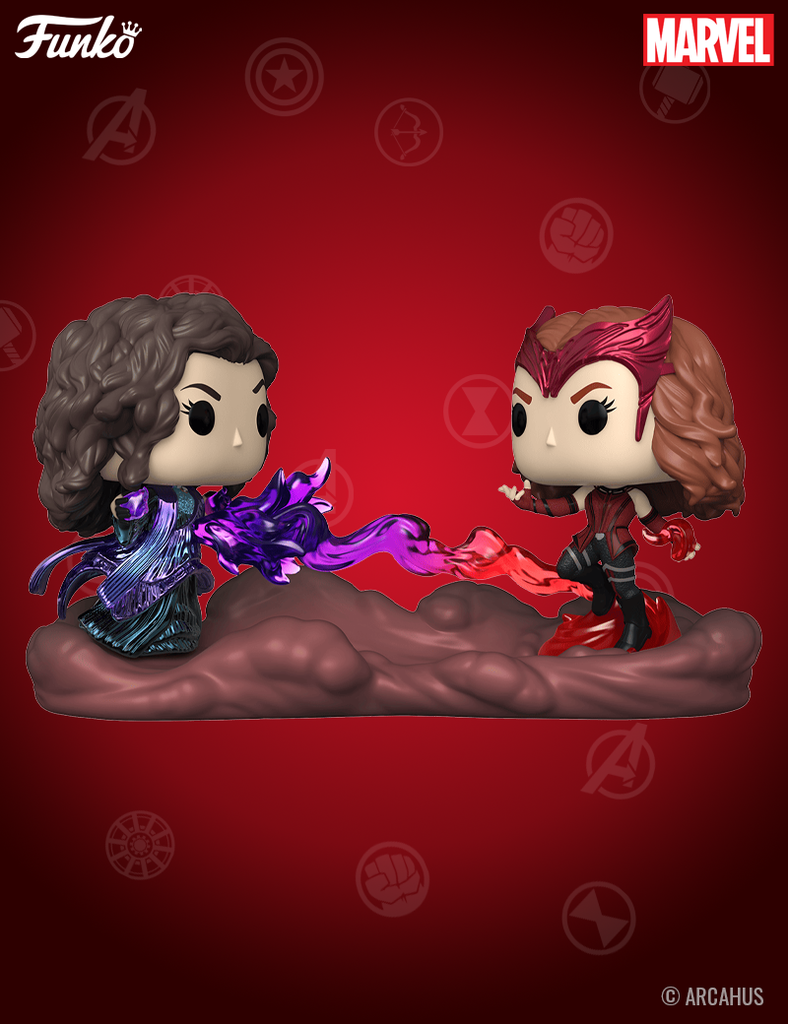 Agatha Harkness vs The Scarlet Witch n° 1075 - Figurine Funko POP! Moment Marvel Studios WandaVision