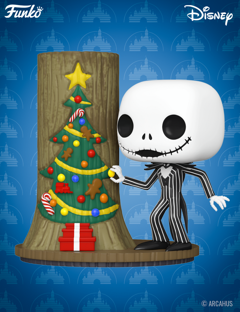 Jack Skellington & Chritmas Door n° 1360 - Figurine Funko POP! Deluxe Disney The Nightmare before Christmas