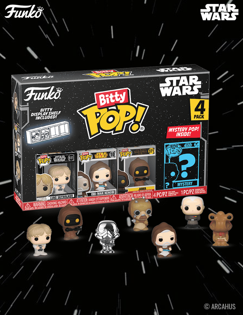 Pack de 4 figurines - Funko Bitty POP! Star Wars Série 1