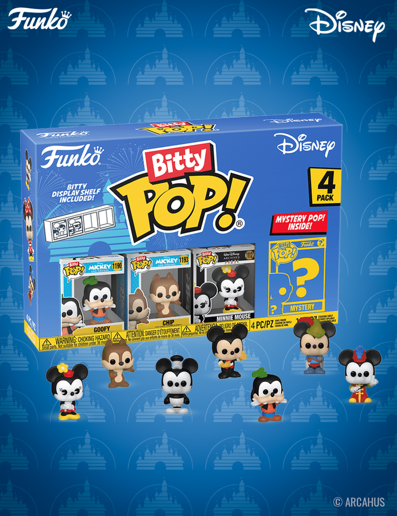 Pack de 4 figurines - Funko Bitty POP! Disney Série 4