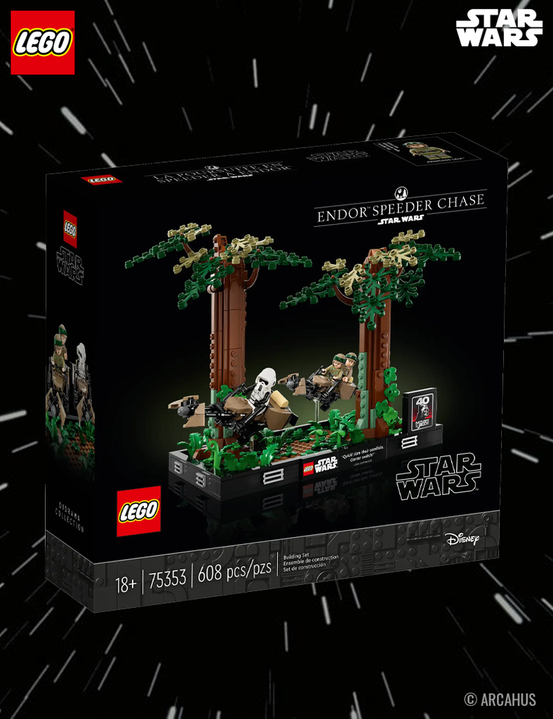 Diorama de la course-poursuite en speeder sur Endor™ - Lego Star Wars 75353