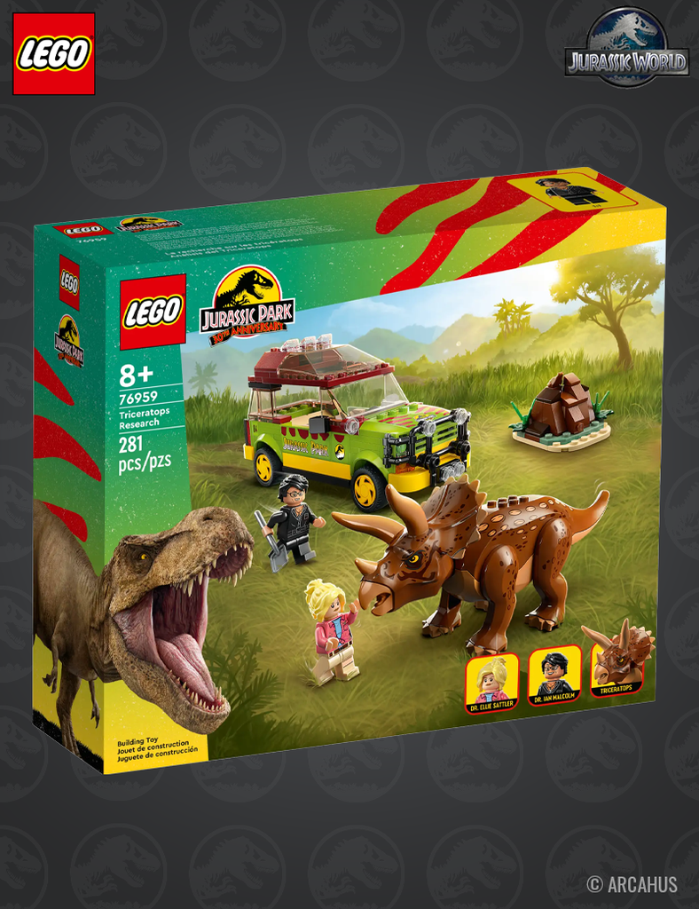 La recherche du tricératops - Lego Jurassic Park 76959