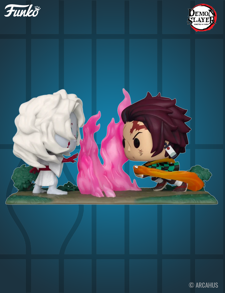 Tanjiro vs Rui n° 1034 - Figurine Funko POP! Moment Demon Slayer