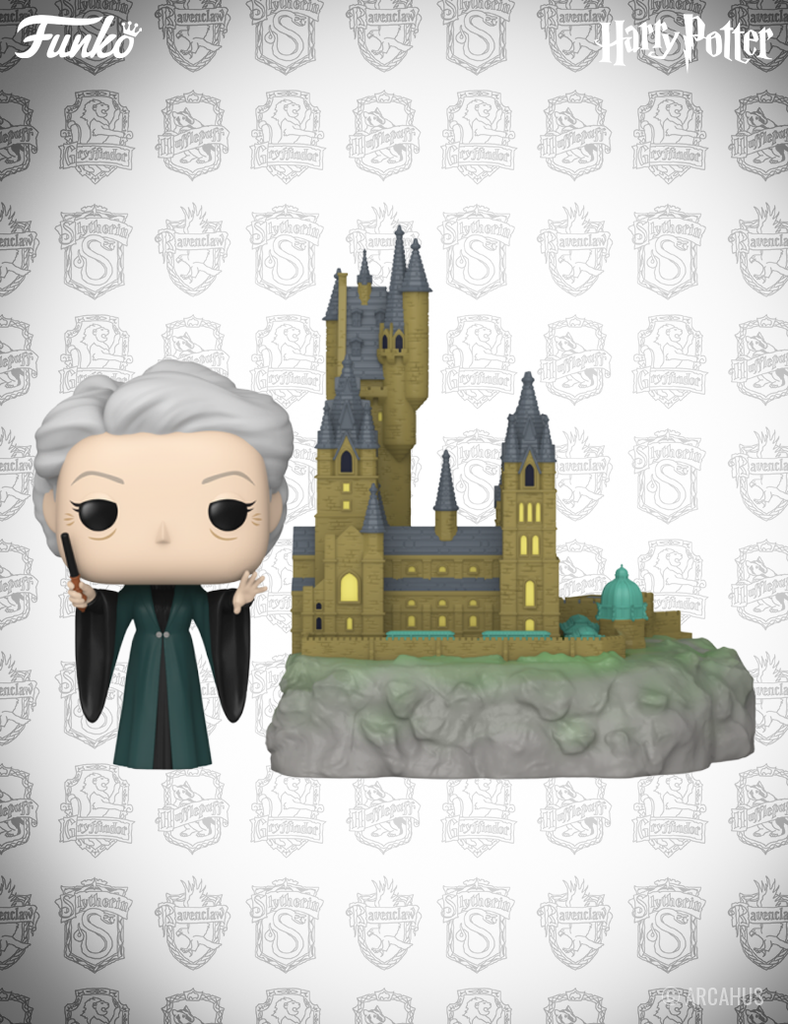 Minerva McGonagall avec Poudlard n° 33 - Figurine Funko POP! Town Wizarding World Harry Potter