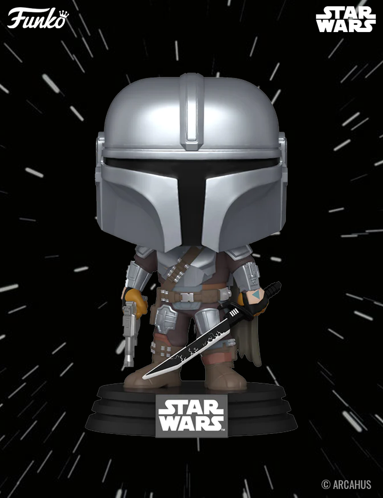 The Mandalorian avec le Sabre noir n° 663 - Figurine Funko POP! Star Wars The Mandalorian