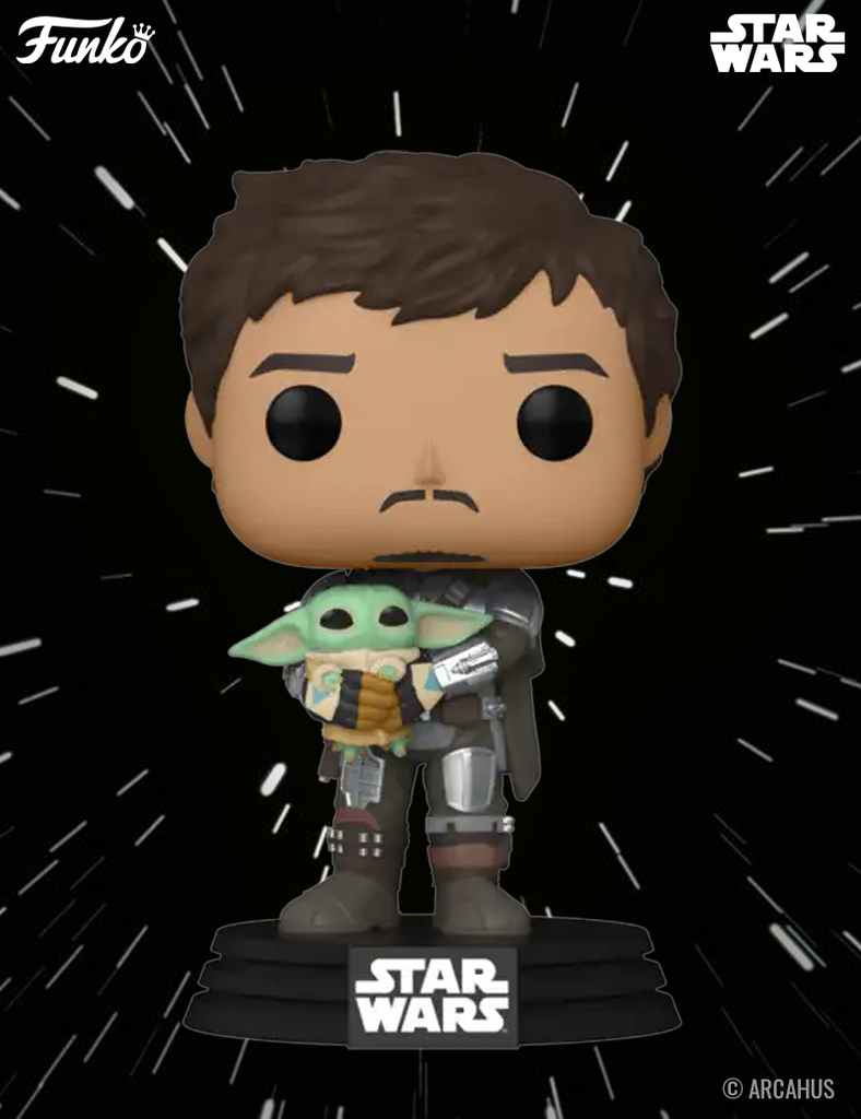 The Mandalorian avec Grogu n° 461 - Figurine Funko POP! Star Wars The Mandalorian