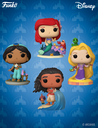 Ariel / Jasmine / Raiponce / Moana - Figurine Funko POP! 4 Pack Disney Princess