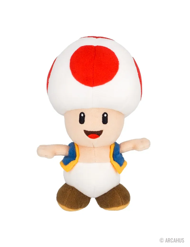 Toad Rouge - Peluche 20 cm Super Mario