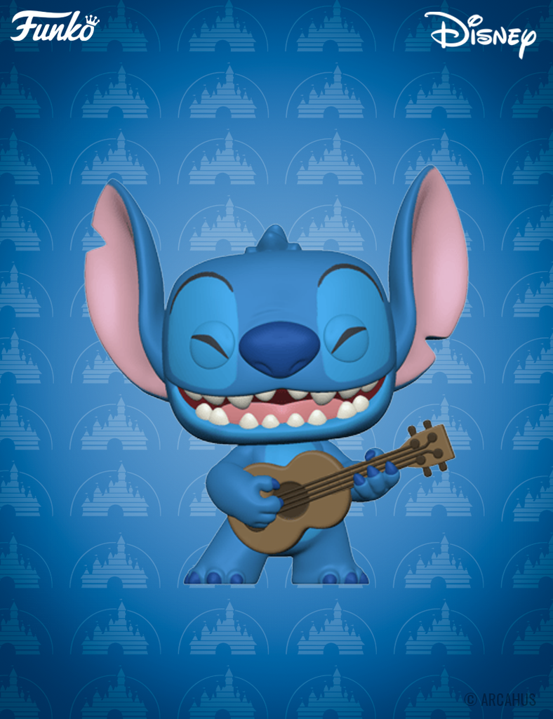 Stitch with Ukulele n° 1044 - Figurine Funko POP! Disney 
Lilo & Stitch