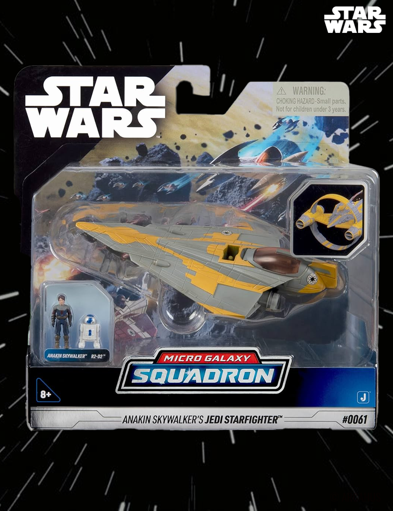 Anakin Skywalker's Jedi Starfight - Star Wars Micro Galaxy Squadron Series 3 - 13 cm