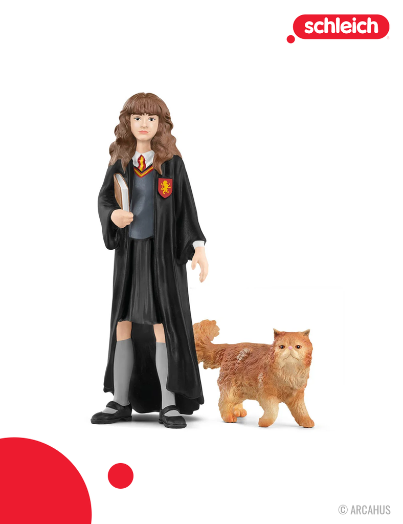 Hermione Granger & Pattenrond - Figurine Schleich Harry Potter Wizarding World