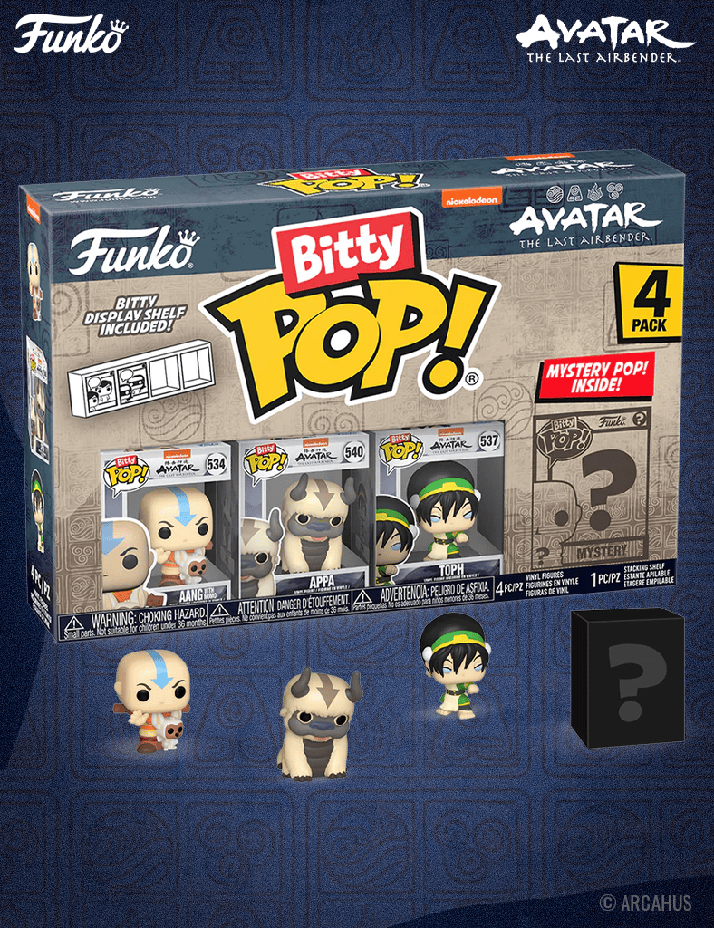 Pack de 4 figurines - Funko Bitty POP! Avatar The Last Airbender Série 4