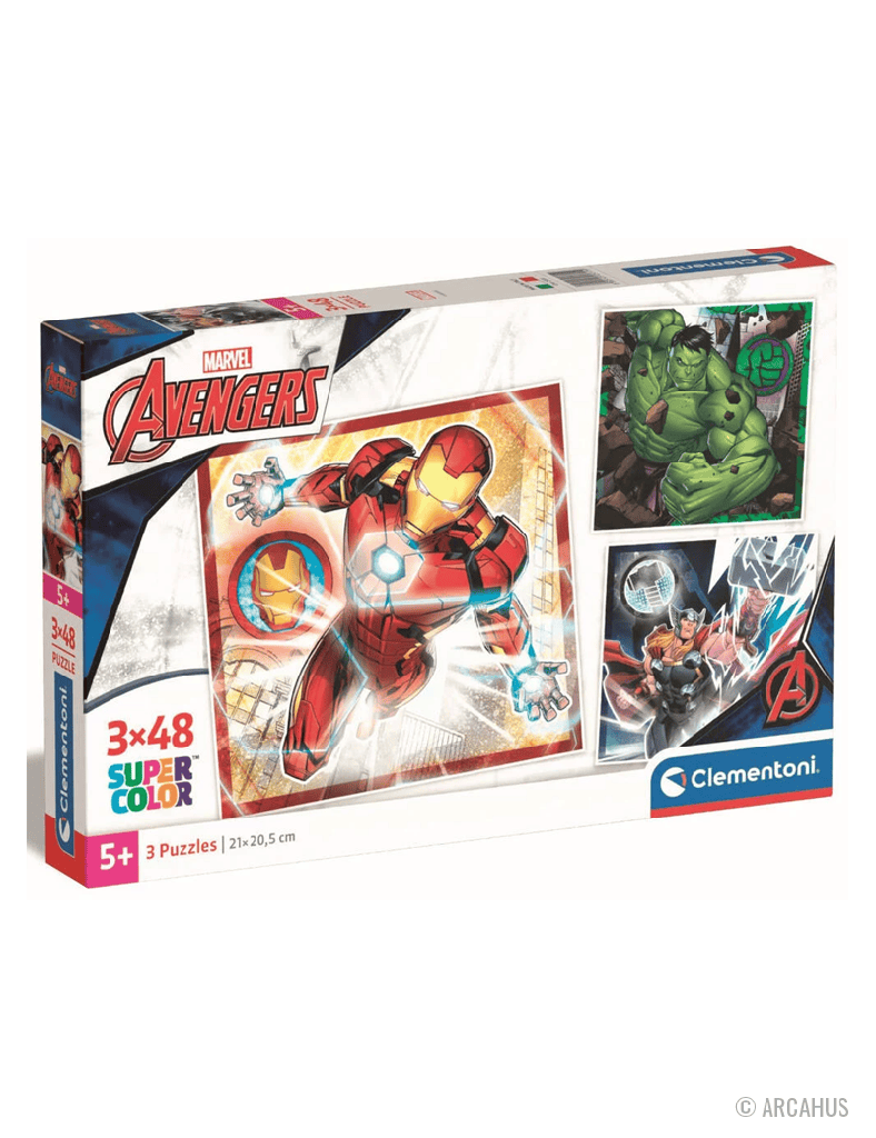 Avengers - Set 3 Puzzles 48P Marvel